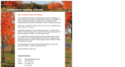 Desktop Screenshot of campbellsvillehousing.com